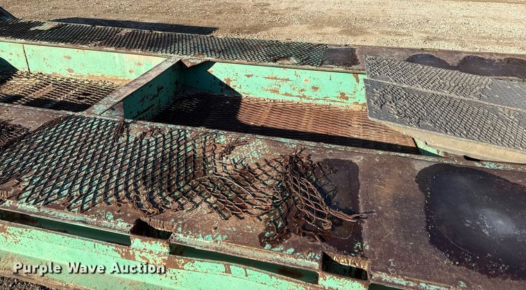 image for item ED4100 1987 Shop built drop deck equipment trailer