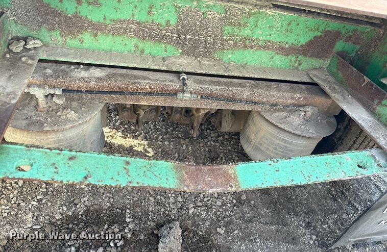 image for item ED4100 1987 Shop built drop deck equipment trailer