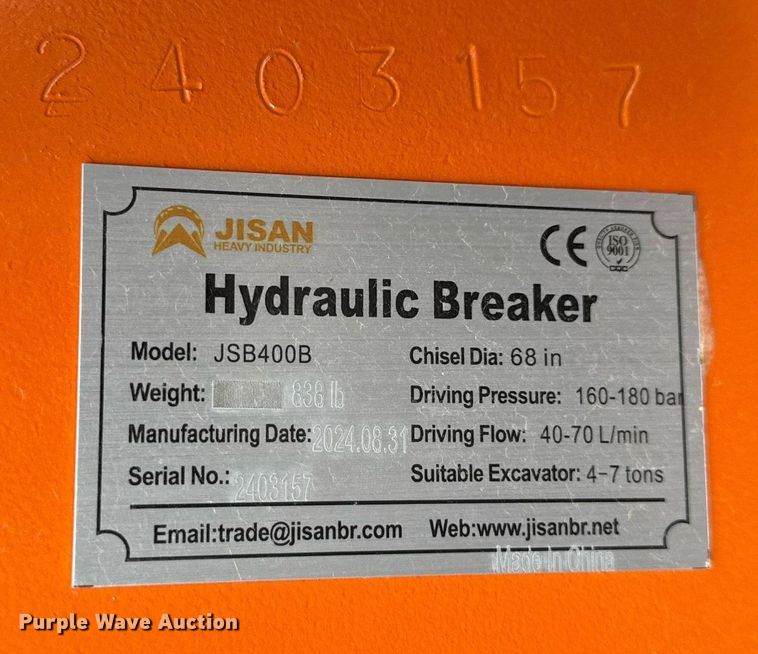 image for item ED4109 Jisan JSB400B breaker
