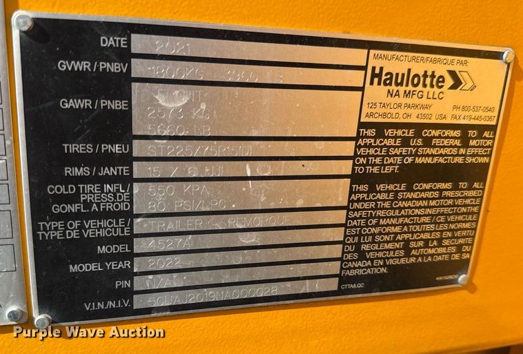 image for item ED4124 2022 Haulotte 4527A boom lift