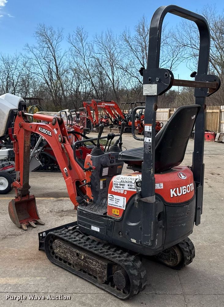 image for item ED4129 2015 Kubota KU08-3 mini excavator