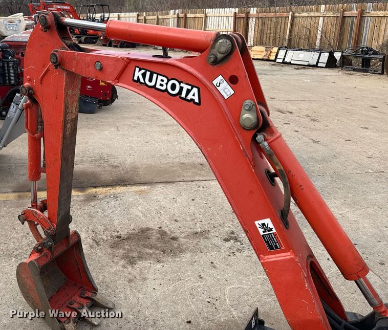 image for item ED4129 2015 Kubota KU08-3 mini excavator