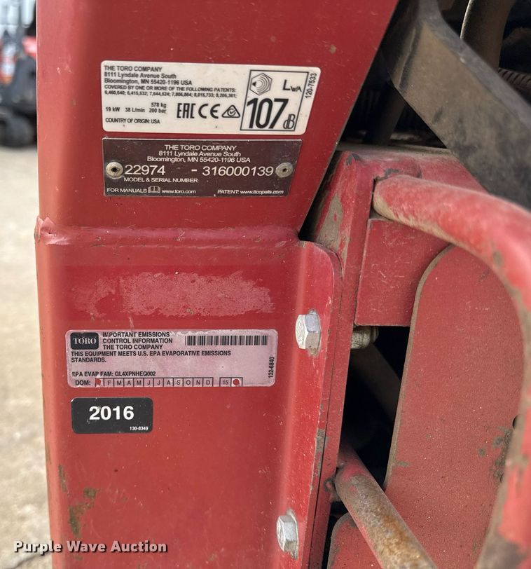 image for item ED4130 2016 Toro TRX26 trencher