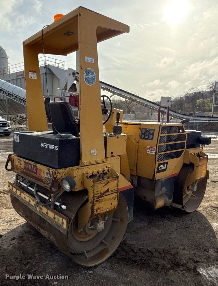 image for item ED4176 2000 Hypac C754A double drum vibratory roller