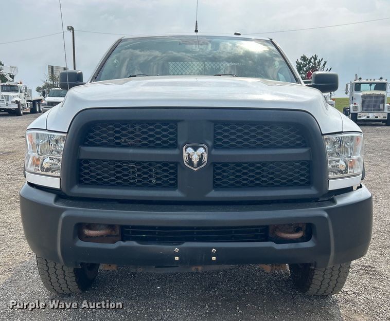 image for item EG0970 2014 Dodge Ram 2500 Crew Cab utility bed pickup truck