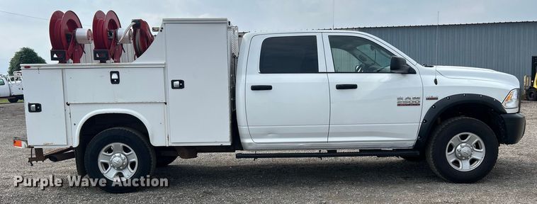 image for item EG0970 2014 Dodge Ram 2500 Crew Cab utility bed pickup truck