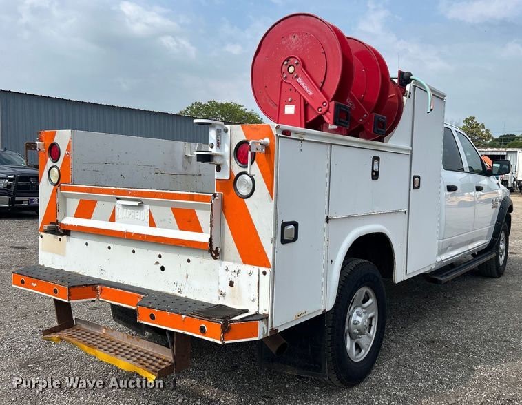 image for item EG0970 2014 Dodge Ram 2500 Crew Cab utility bed pickup truck