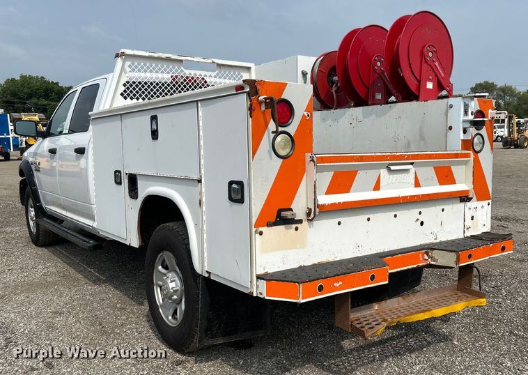 image for item EG0970 2014 Dodge Ram 2500 Crew Cab utility bed pickup truck