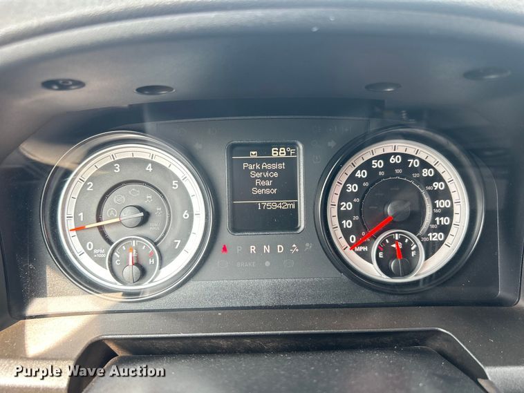 image for item EG0970 2014 Dodge Ram 2500 Crew Cab utility bed pickup truck