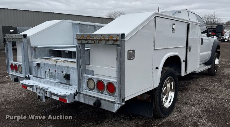 image for item EG2535 2014 Ford F550 Super Duty utility bed pickup truck