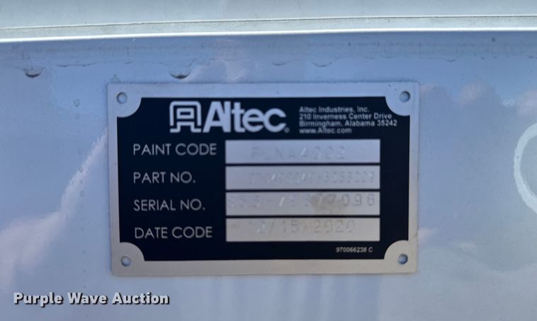 image for item EG2577 2020 Ford F550 Super Duty bucket truck