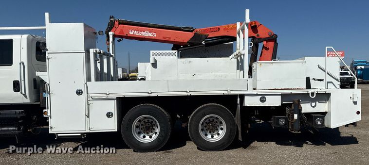 image for item EG2644 2009 International 7500 Crew Cab crane truck
