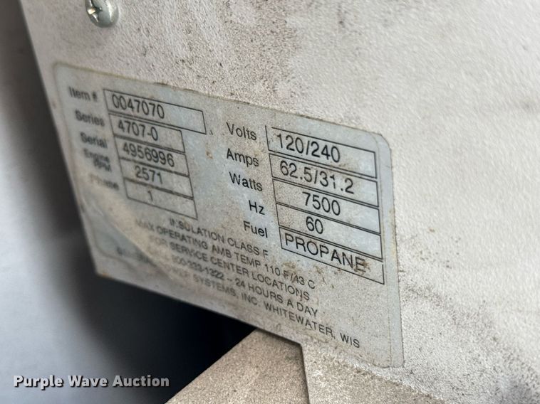 image for item EG2655 2008 T.A. Pelsue fiber optic splicing trailer