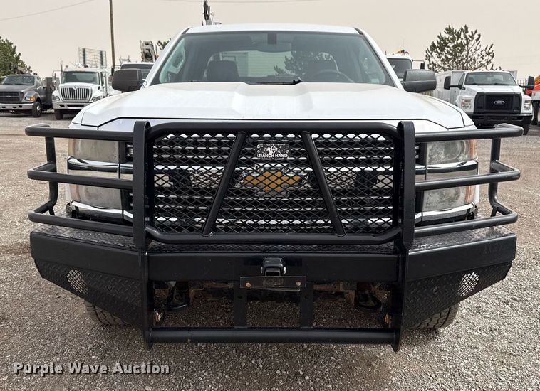 image for item EG2657 2016 Chevrolet Silverado 2500HD Double Cab utility bed pickup truck