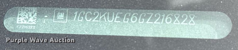 image for item EG2657 2016 Chevrolet Silverado 2500HD Double Cab utility bed pickup truck