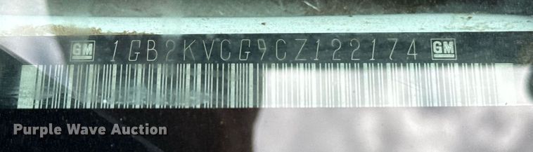 image for item EG2660 2012 Chevrolet Silverado 2500HD Ext. Cab utility bed pickup truck