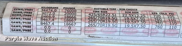 image for item EG2661 2011 Peterbilt 367 crane truck