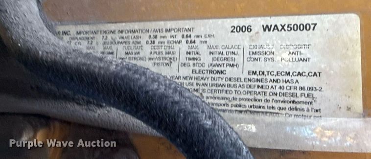 image for item EG5668 2007 Sterling Acterra utility / service truck