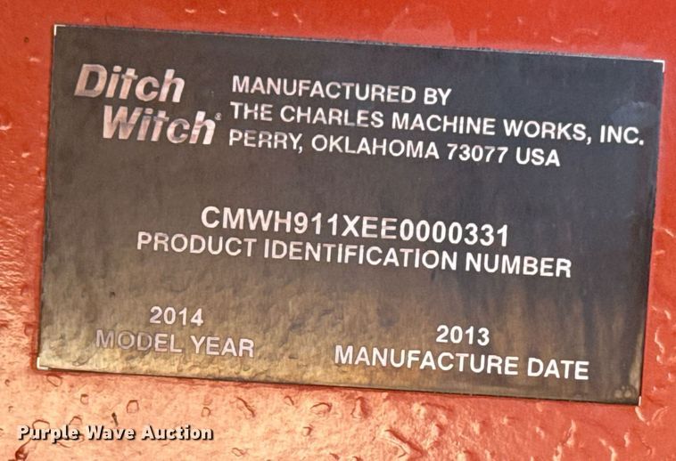 image for item EG5674 2014 Ditch Witch RT120 Quad trencher