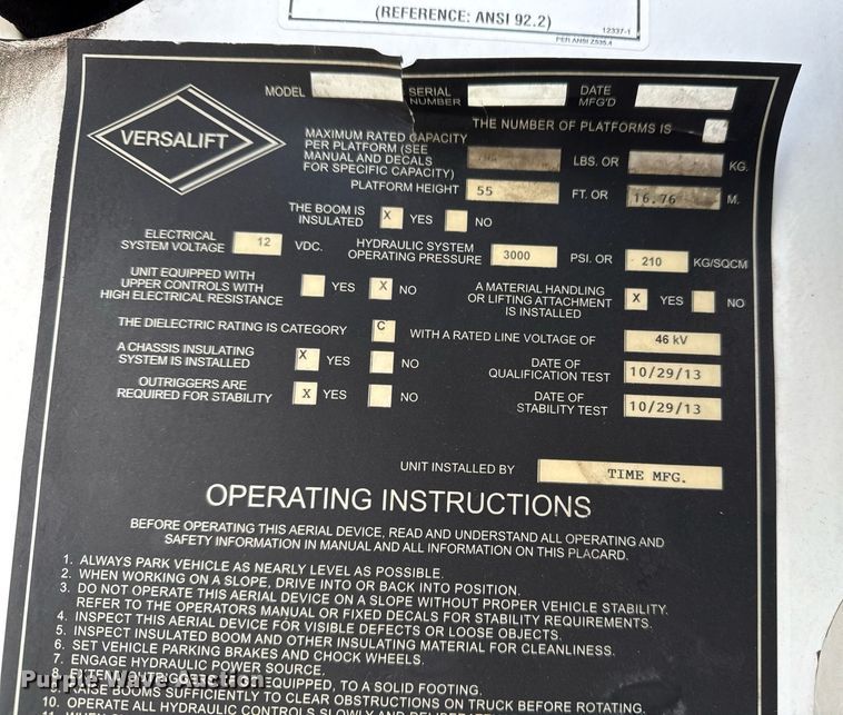 image for item EG5687 2013 Freightliner Business Class M2 bucket truck