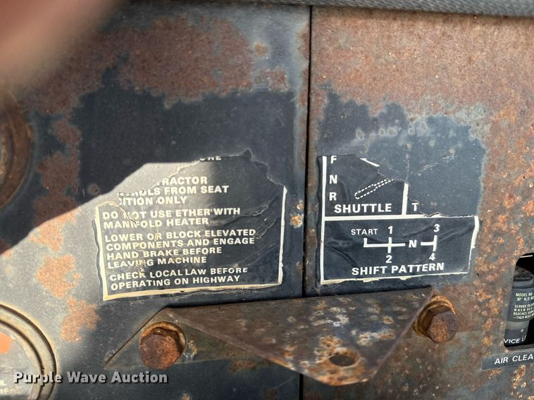 image for item EG5694 1973 Case 580B backhoe