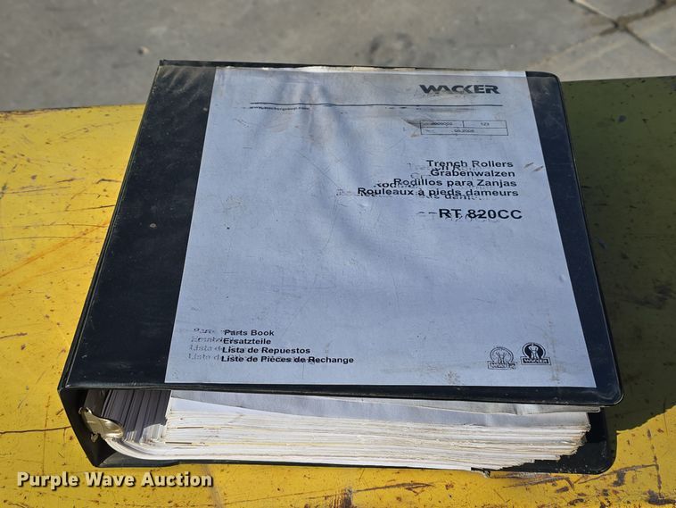 image for item EH8713 Wacker Neuson RT820 trench compactor