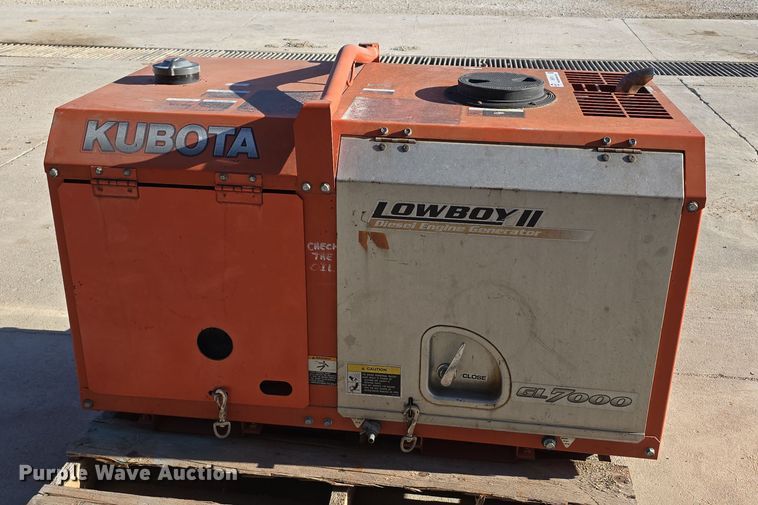 image for item EH8714 Kubota Lowboy II GL7000 generator