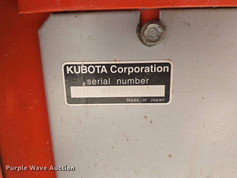 image for item EH8714 Kubota Lowboy II GL7000 generator