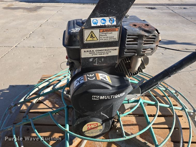 image for item EH8716 2008 MultiQuip Whiteman B46H90 power trowel