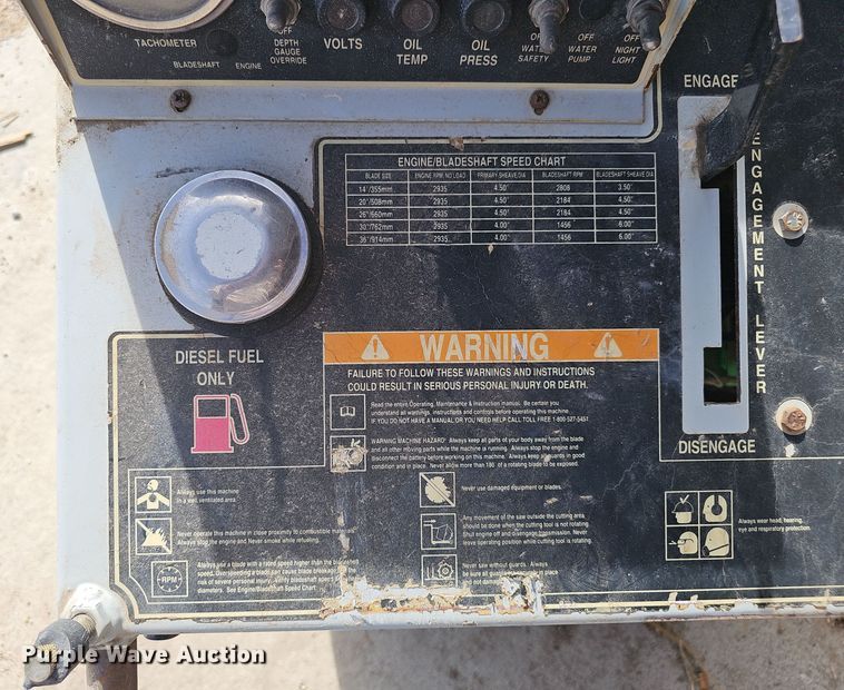 image for item EH8750 Dimas North America FS6000/200 concrete saw