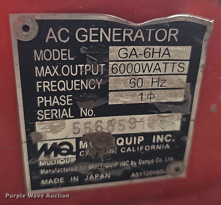 image for item EH8759 (4) portable generators