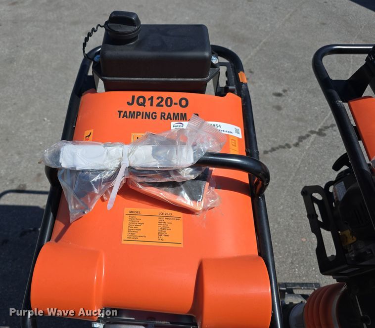 image for item EH8854 (2) JQ Power JQ120-O plate compactors