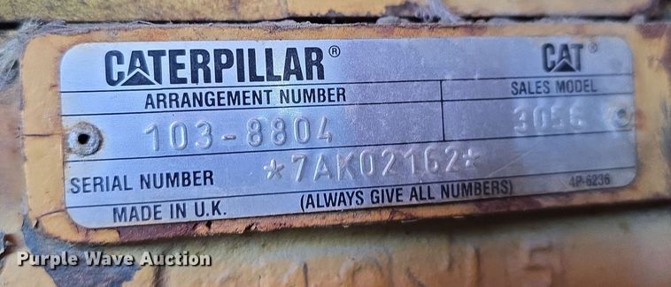 image for item EH8858 Caterpillar 95A04649-S generator