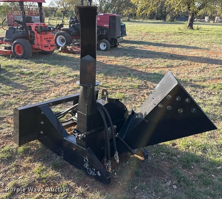 image for item EJ3558 2023 Mower King SSBX42S skid steer wood chipper