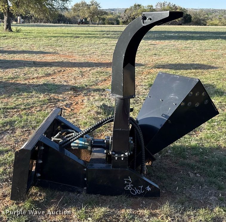 image for item EJ3558 2023 Mower King SSBX42S skid steer wood chipper