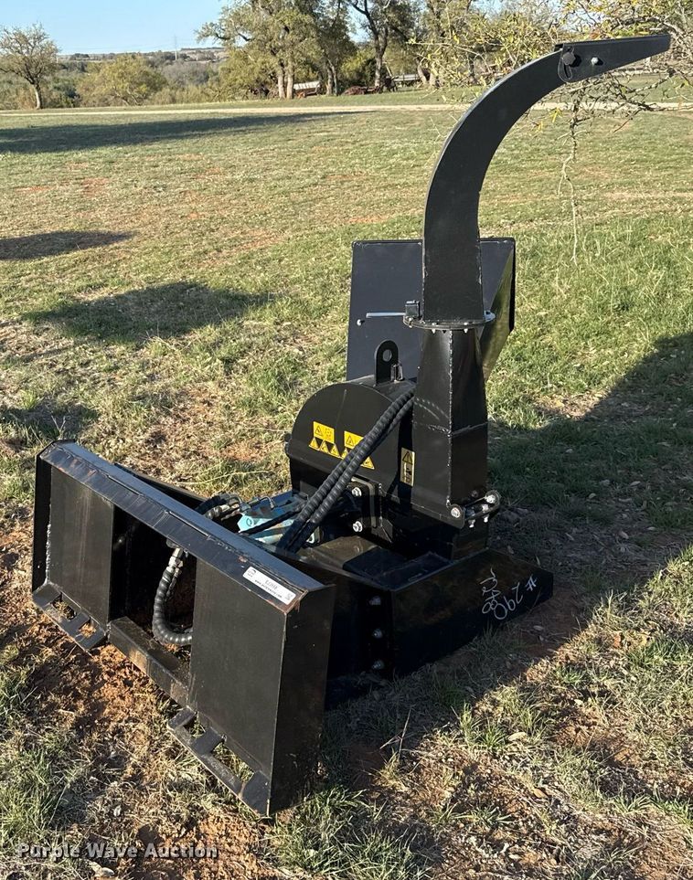 image for item EJ3558 2023 Mower King SSBX42S skid steer wood chipper