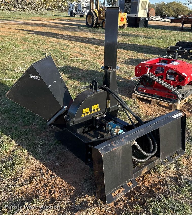 image for item EJ3558 2023 Mower King SSBX42S skid steer wood chipper