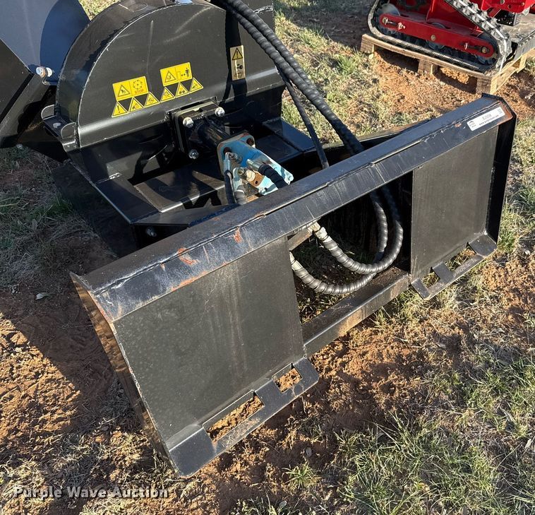 image for item EJ3558 2023 Mower King SSBX42S skid steer wood chipper