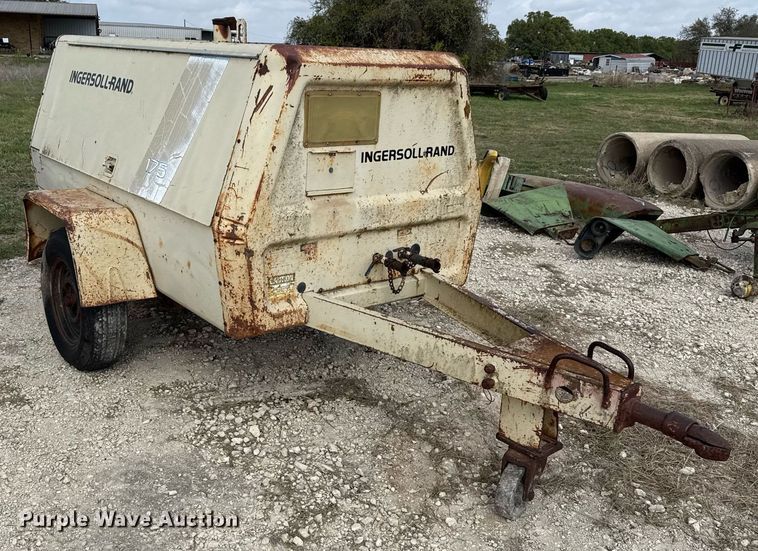image for item EJ3580 1985 Ingersoll Rand 175 air compressor