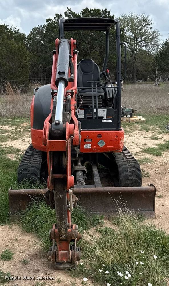 image for item EJ3587 2021 Kubota U35-4 mini excavator
