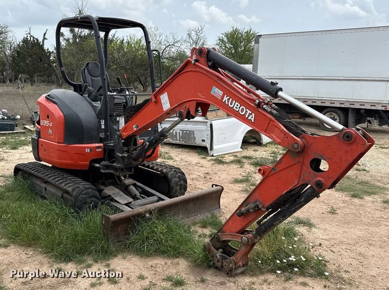 image for item EJ3587 2021 Kubota U35-4 mini excavator