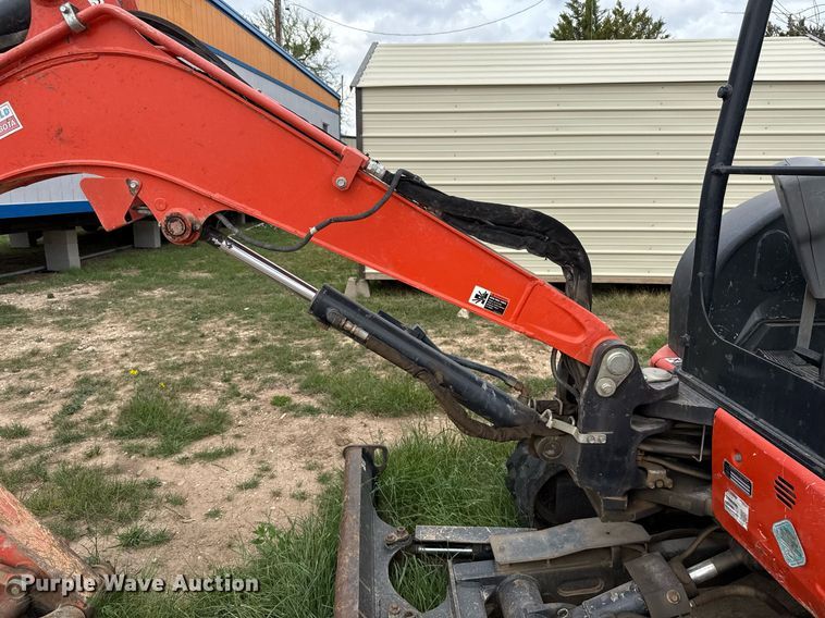 image for item EJ3587 2021 Kubota U35-4 mini excavator