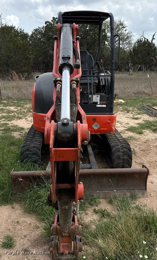 image for item EJ3587 2021 Kubota U35-4 mini excavator
