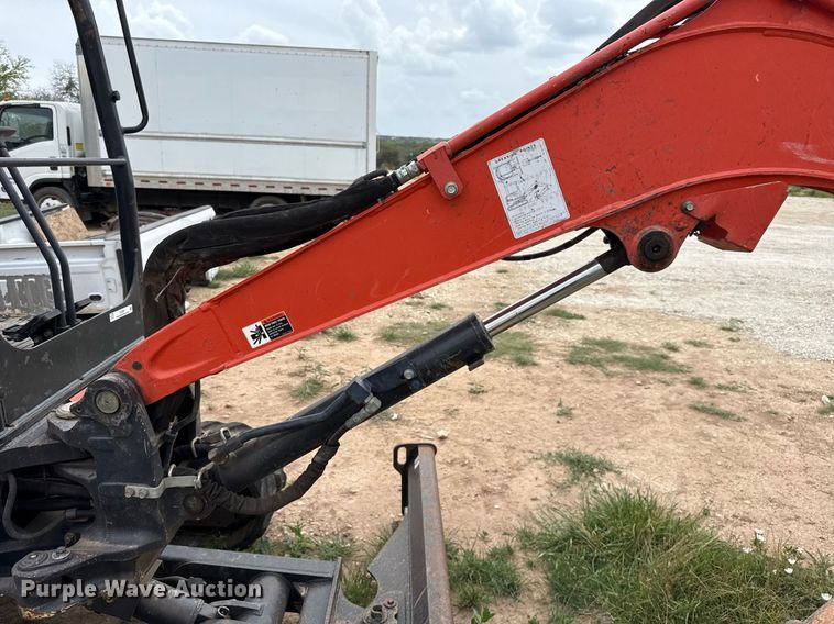 image for item EJ3587 2021 Kubota U35-4 mini excavator