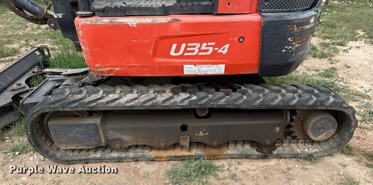 image for item EJ3587 2021 Kubota U35-4 mini excavator