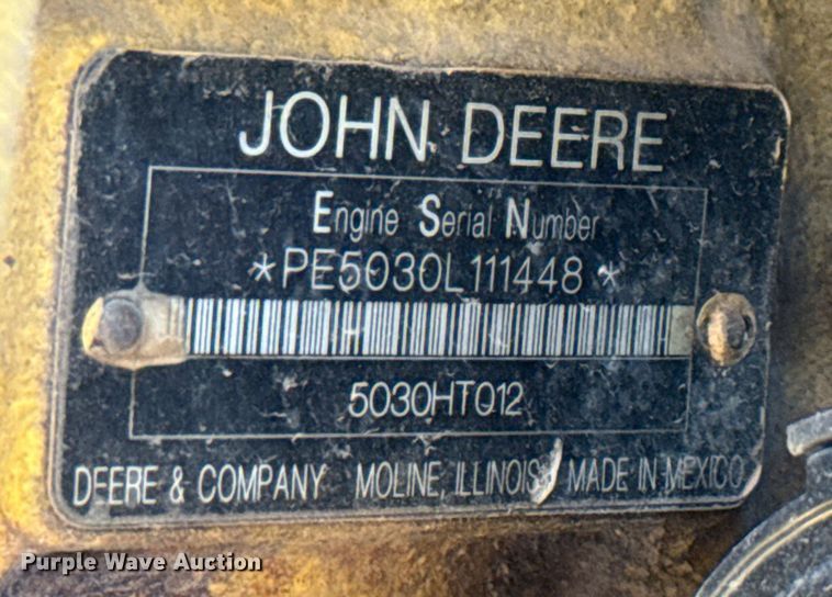 image for item EJ3627 2013 John Deere 332D skid steer loader