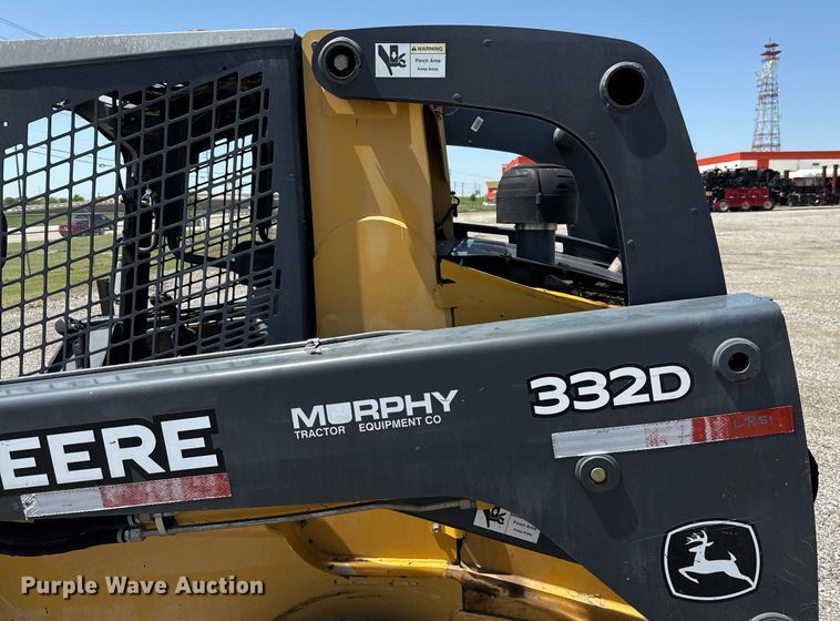 image for item EJ3628 2013 John Deere 332D skid steer loader