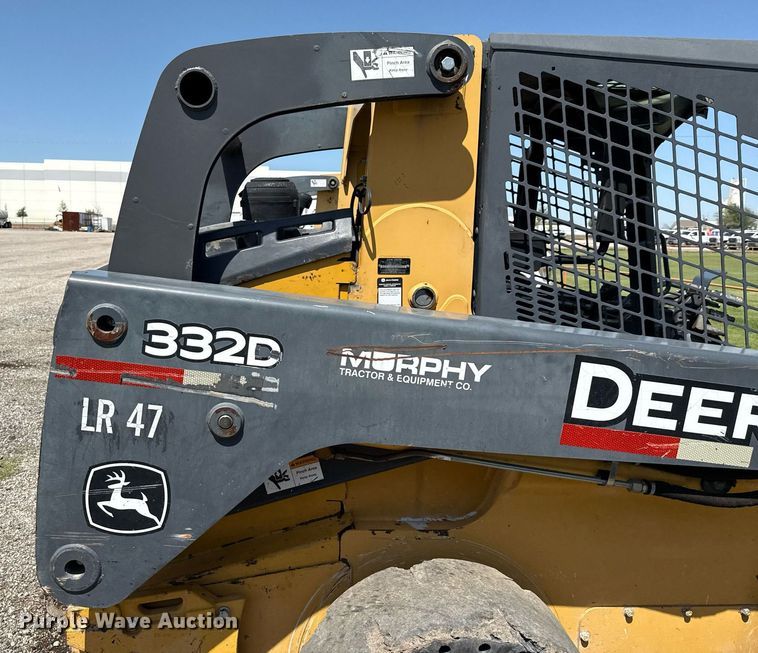 image for item EJ3629 2013 John Deere 332D skid steer loader