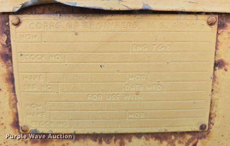 image for item EJ8364 Caterpillar 7A dozer parts