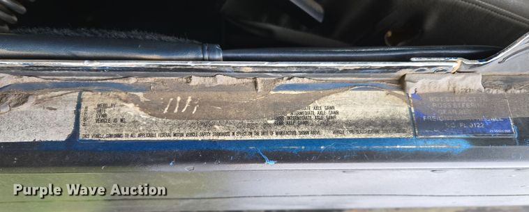 image for item EJ8378 1989 Freightliner FLD dump truck